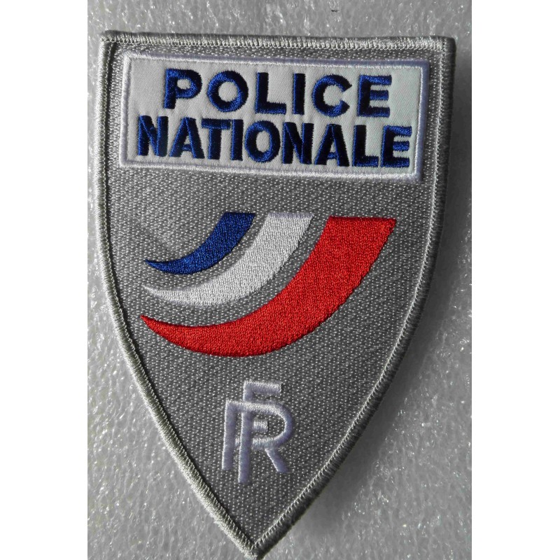 POLICE NATIONALE FER A REPASSER BLANC 2 GRIS